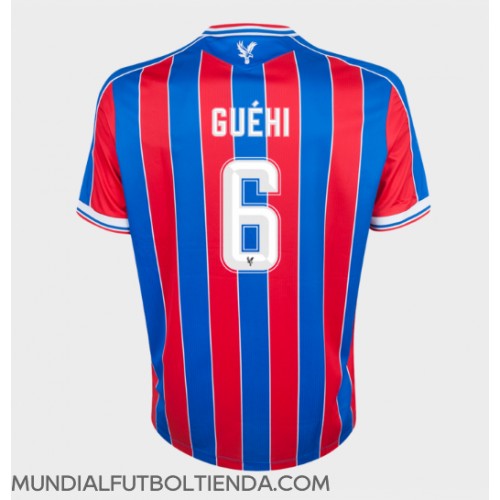 Camiseta Crystal Palace Marc Guehi #6 Primera Equipación Replica 2025-26 mangas cortas